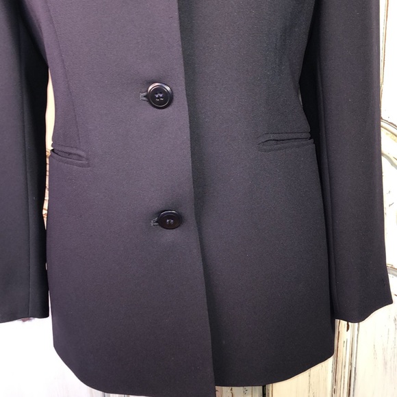 Vintage Petite Sophisticate Classic Blue Blazer Size 2 - Picture 3 of 9